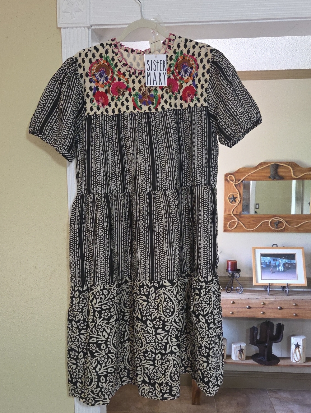 Sister Mary Tiered Dress With Pockets